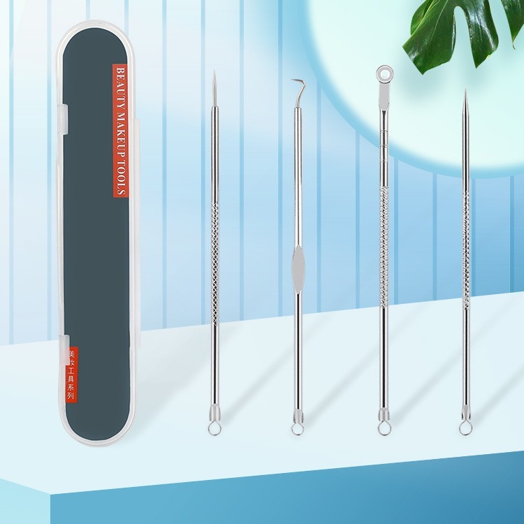 1 Set Stainless Steel Acne Needles Acne Tools Stainless Acne Needle Blackheads Remove Tool